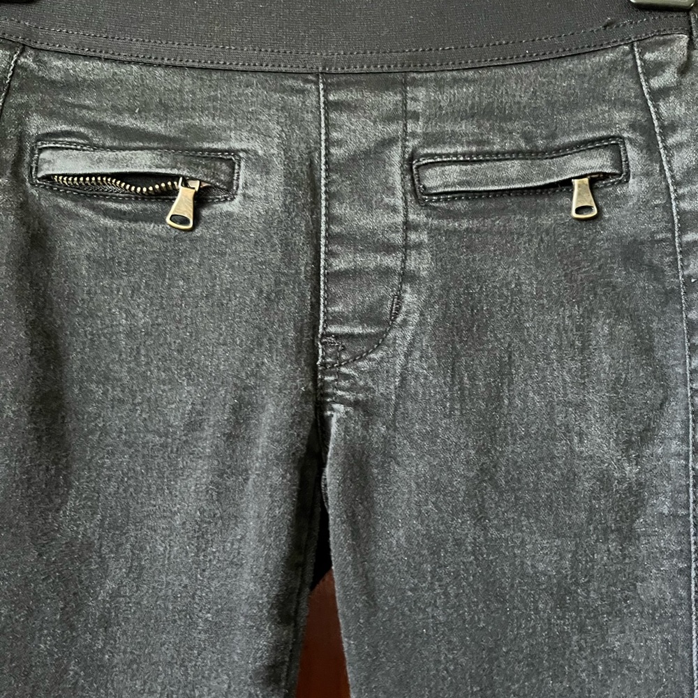 Free people black straight leg pants